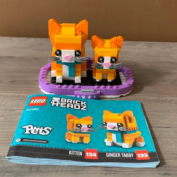 Lego 40480 Brick Headz Ginger Tabby - Picture 1 of 1